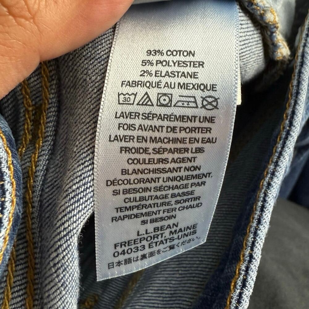 L.L. Bean Classic Fit Denim Jeans - Women's Size 10 - Picture 6 of 7